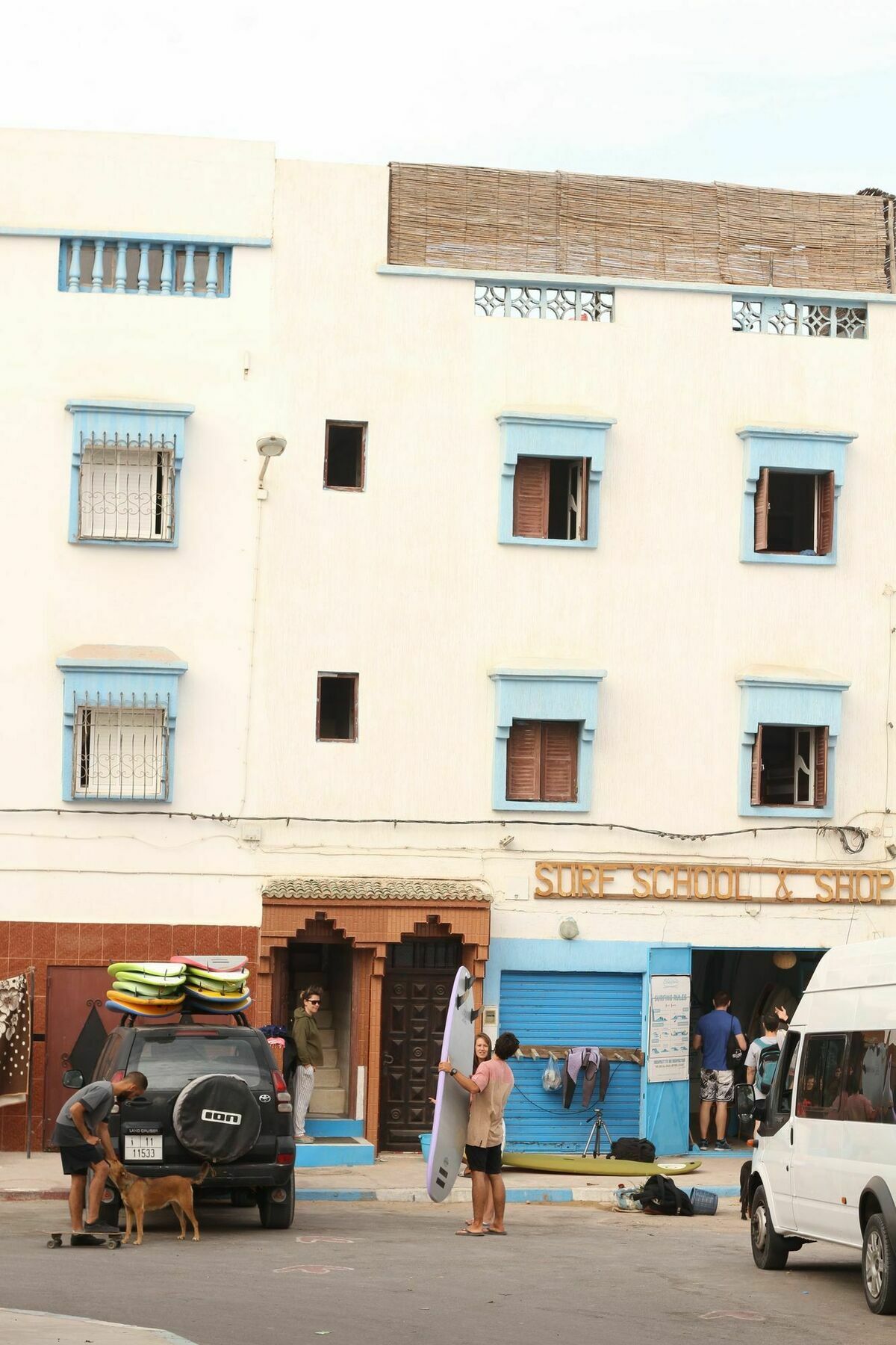 Hotel Blue Waves Surf House Agadir Exterior foto